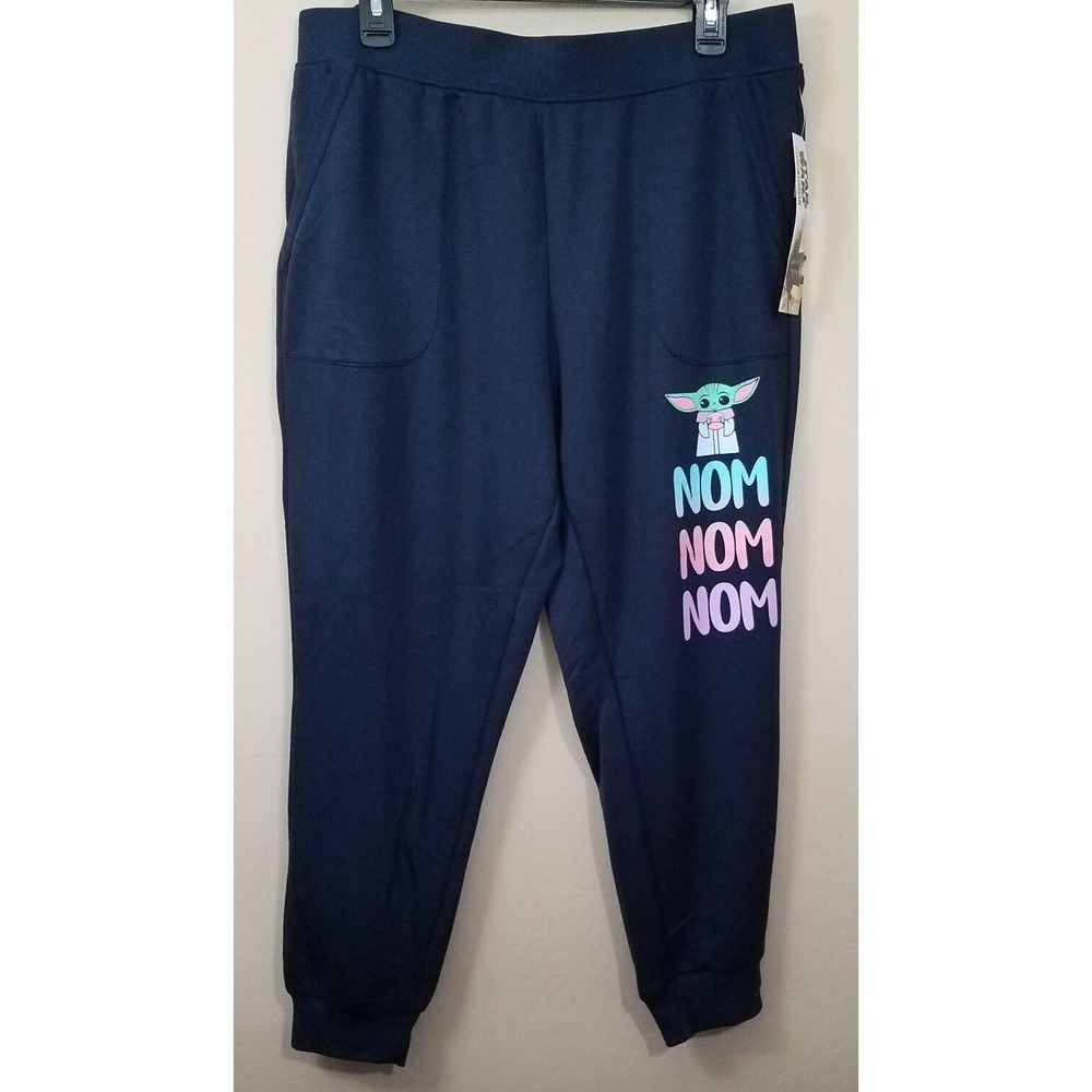 Disney Star Wars The Child Lounge Jogger Pants Pockets Sleepwear sz L(12-14) NEW